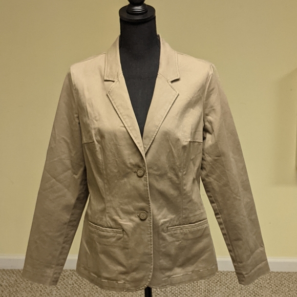 Liz Claiborne Jackets & Blazers - Liz Claiborne Tan Jacket Size 10